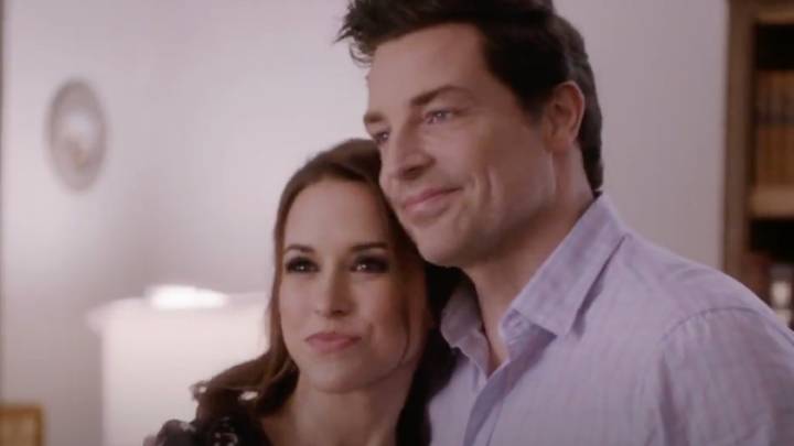Hallmark's Lacey Chabert And Brennan Elliott Had A Touching Exchange After He Admitted She Helped His Family Get Through His Wife's Death