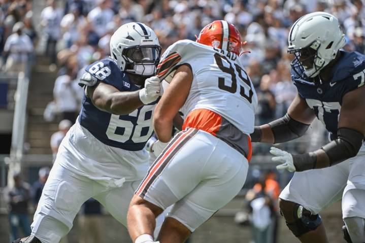 Penn State notes: Anthony Donkoh receives much camp work at guard