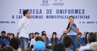 Querétaro entrega uniformes deportivos a 700 atletas de academias municipales