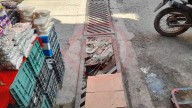 Solicitan reparación de cubierta de drenaje pluvial en avenida Constituyentes