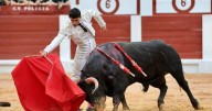 Oreja a Aarón Palacio y Tomás Bastos en el comienzo de la Feria de Begoña, con encastados novillos de la cercada