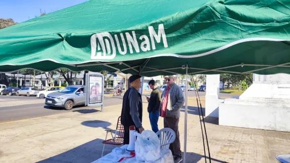 Realizan una olla popular para reclamar por financiamiento universitario