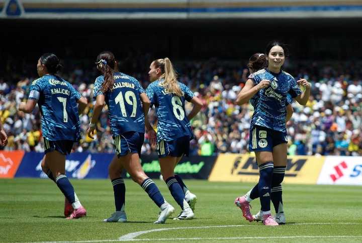América Femenil celebra el Día Nacional de la Mujer Futbolista con triunfo ante Pumas