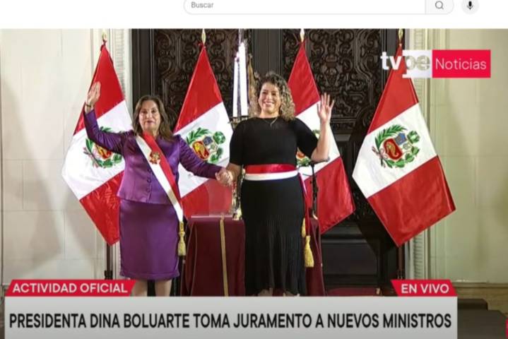 Ana Peña Cardoza asume como ministra de la Mujer y Poblaciones Vulnerables