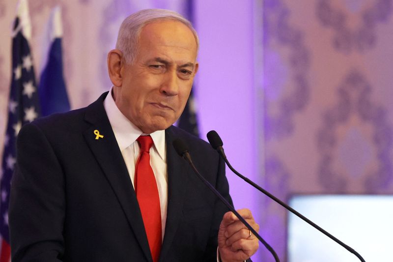 Israel’s Netanyahu urges Red Cross to aid Gaza hostages