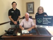 Dickson Mayor Signs Suicide Prevention Awareness Month Proclamation