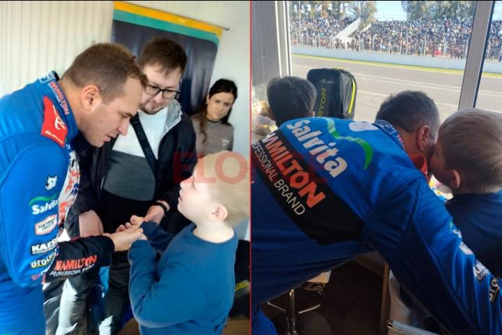 "Fue emocionante, él ve todas sus carreras", contó la mamá del niño que conoció a Mariano Werner en el palco sensorial del TC
