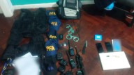 El arsenal de los falsos policías en Monserrat