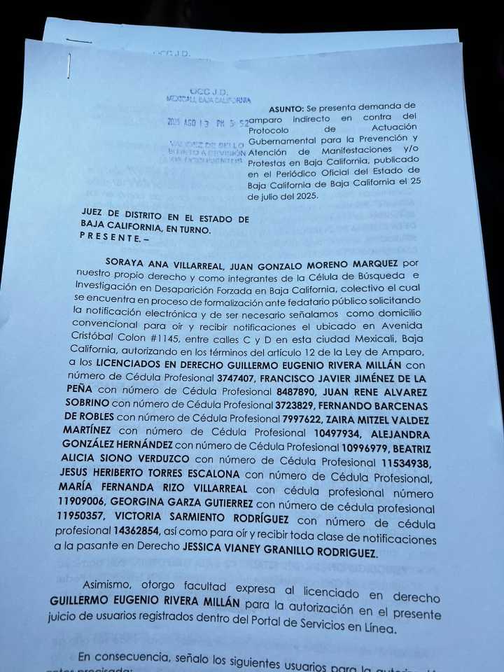 Colectivos de búsqueda presentan amparo contra protocolos para manifestaciones