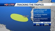 NHC monitoring disturbance off Africa's coast