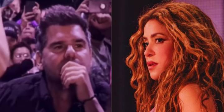 El llamativo video de Antonio de la Rúa en el show de Shakira: aumentan los rumores de acercamiento