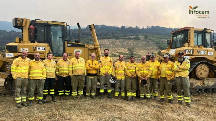Vuelven a Castilla-La Mancha los efectivos desplegados en los incendios de Galicia, Asturias y Castilla y León