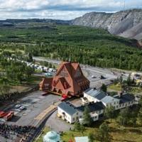Historic Swedish church inches closer to new home