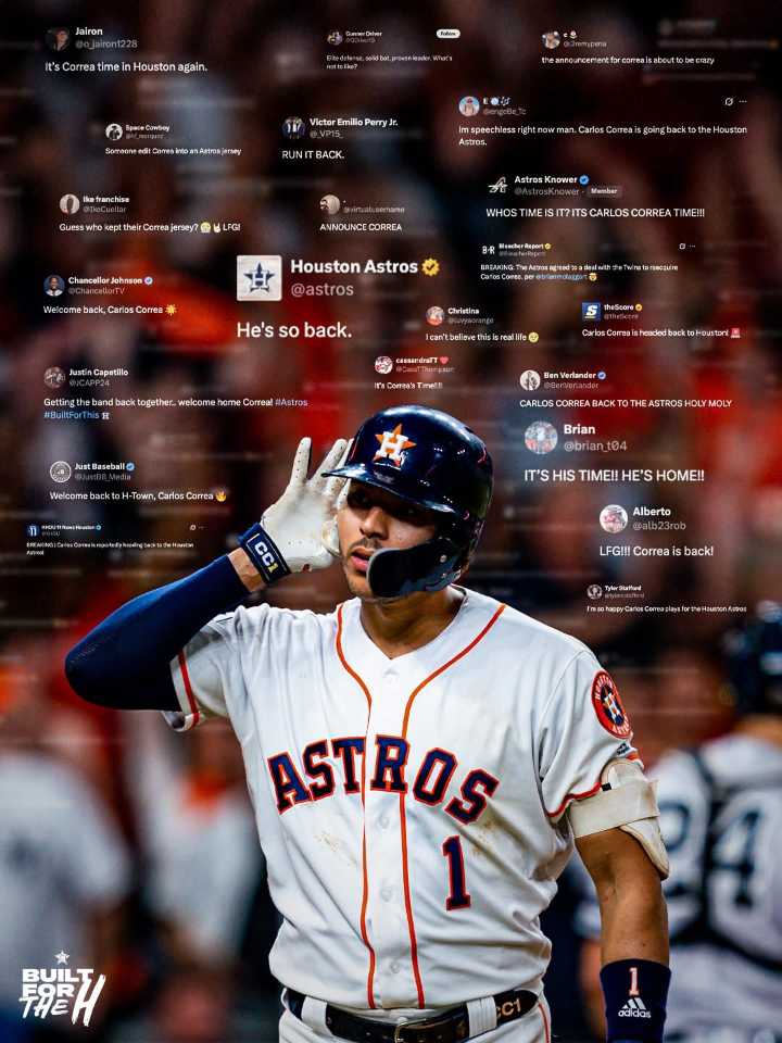 Astros traen de regreso a Correa en cambio con los Mellizos
