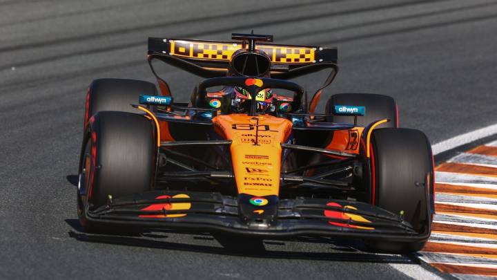 Oscar Piastri venció a Lando Norris y se quedó con la pole de Países Bajos