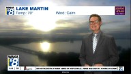 Less humid air should keep most areas dry today