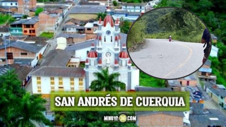 ¡Casi 10 horas después! Habilitan vía Medellín Ituango afectada por explosivos de las disidencia