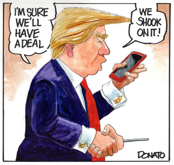 Andy Donato cartoon, August 17, 2025