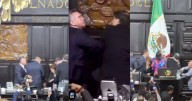 “Ni las manos metió”: Filtran video de pelea completa entre Noroña y Alito Moreno en el Senado