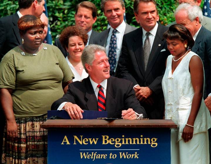Today in History: Bill Clinton signs welfare reform legislation