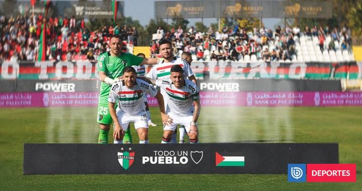 Palestino hizo foto oficial con cuatro futbolistas: el motivo del club para conmemorar a niños de Gaza
