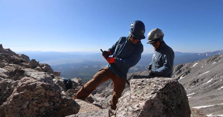 Progress on new trail up Colorado 14er