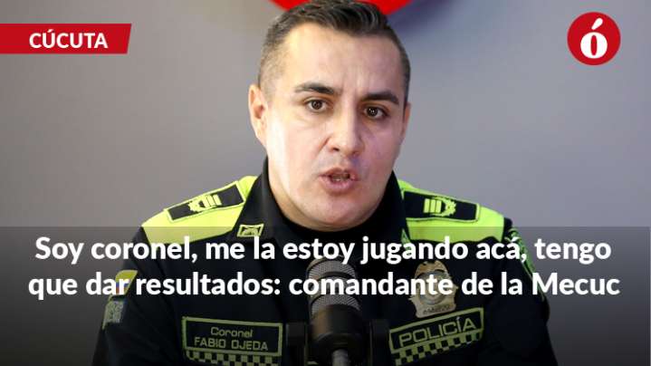 Esta es la apuesta de seguridad del nuevo comandante de la Policía Metropolitana de Cúcuta