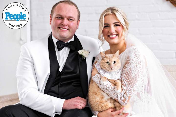 Pet Cat Is the 'Absolute Star' at Owners' Wedding (Exclusive)