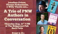 Ridgecrest Books partners with Ridgecrest Pub to host three PNW powerhouse authors in conversation