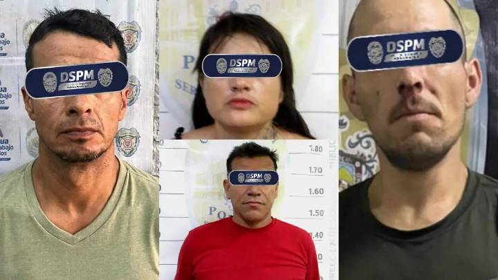 Detienen a cuatro por presunto narcomenudeo en distintos puntos de la ciudad