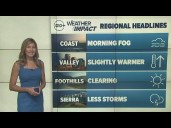 California Weather forecast: Valley heat, Sierra storms easing