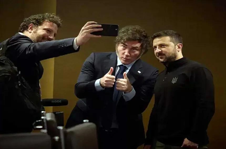 Milei dialogó con Zelenski, quien pide un "acuerdo justo" de paz con Rusia