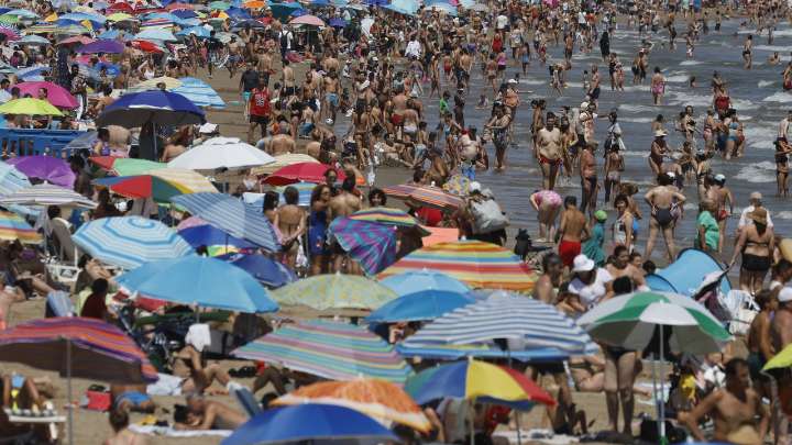 Sol y altas temperaturas en el último fin de semana de agosto en la Comunitat Valenciana