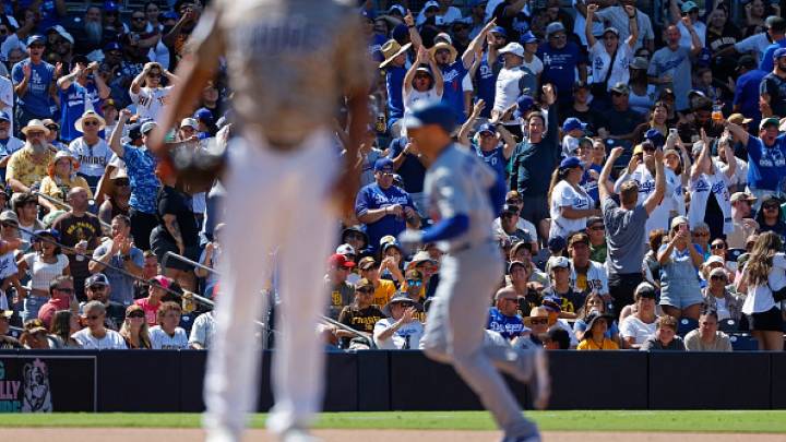 Freddie Freeman hits pair of homers, Dalton Rushing, Shohei Ohtani also homer as Dodgers power past Padres 8