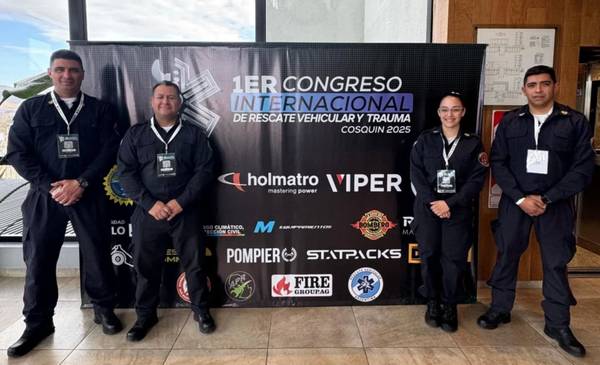 Bomberos de Madryn participan en Congreso Internacional de Rescate Vehicular y Trauma