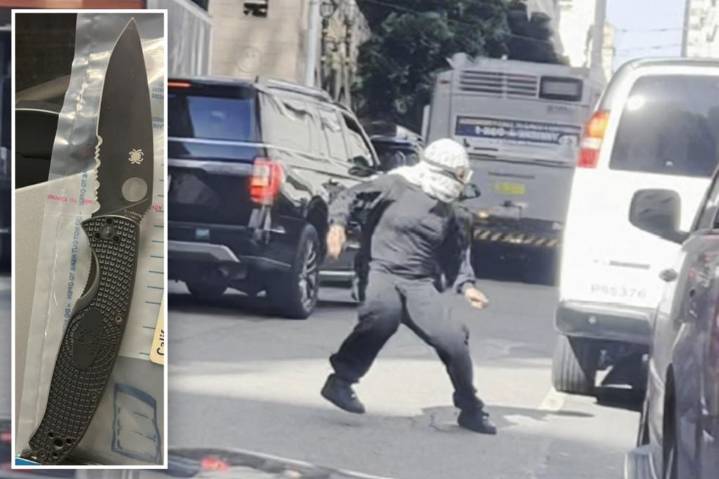 Exclusive | San Francisco mob assaults ICE agents and one keffiyeh-clad perp charged for threatening to 'stab' officer, hurt family
