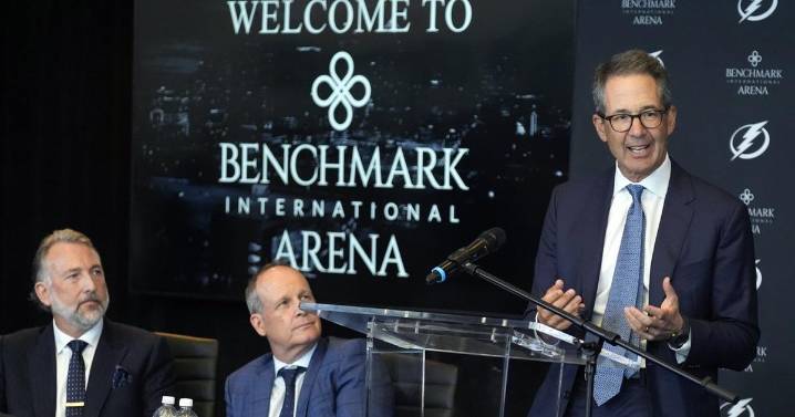 The home of the NHL's Tampa Bay Lightning renamed Benchmark International Arena
