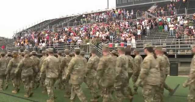 Families gather in Iowa for emotional soldier farewell ceremony