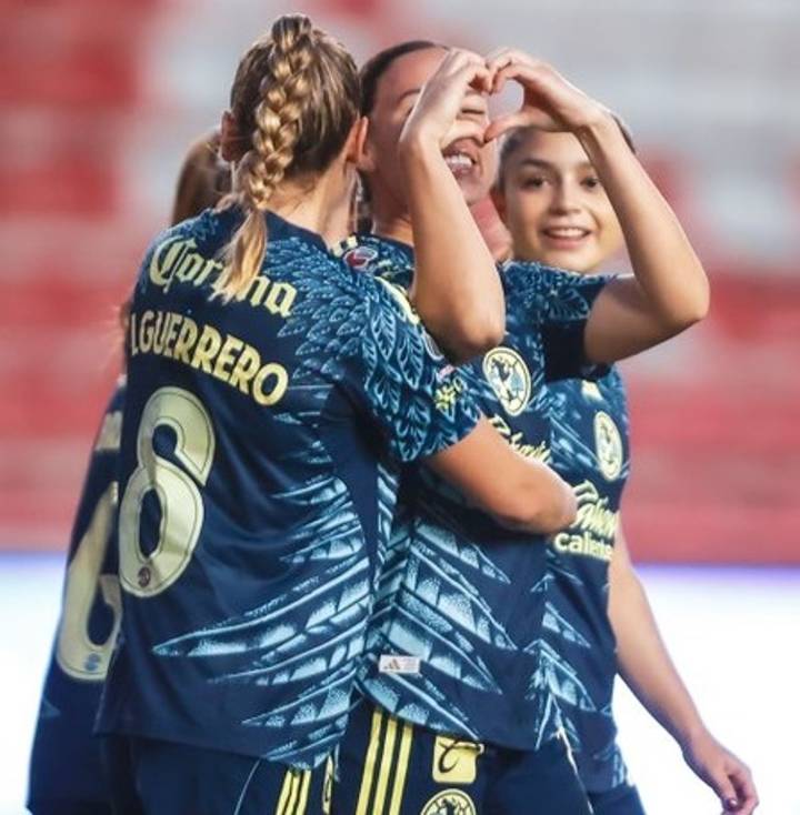 América golea al Necaxa y es líder general de la Liga Mx Femenil