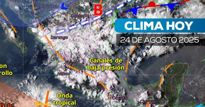 Lluvias y tormentas llegan con fuerza al país: así estará el clima en México