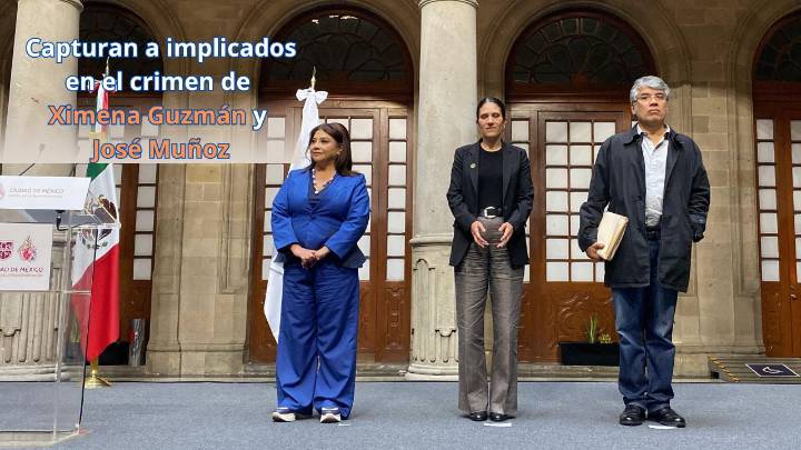 Anuncia Brugada detenciones por crimen de Ximena Guzmán y José Muñoz