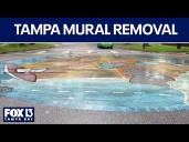 City of Tampa to remove roadway murals