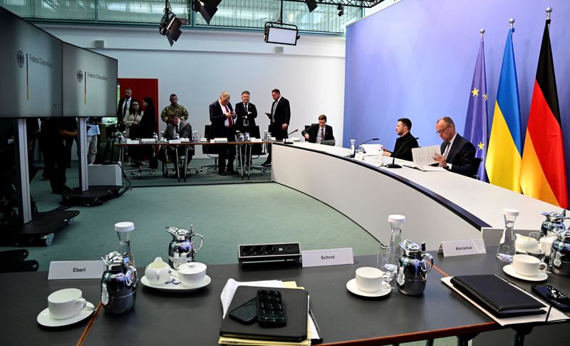 European leaders comment on teleconference with Trump on Ukraine