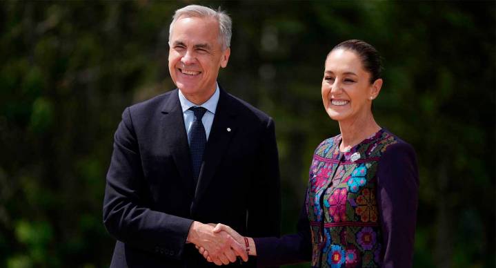 Sheinbaum anuncia próxima visita del Primer Ministro de Canadá a México tras reunión comercial