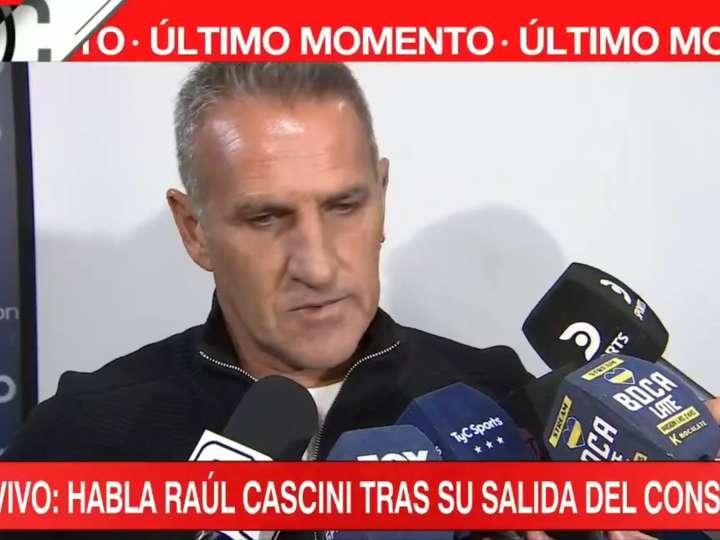 Raúl Cascini habló tras su salida del Consejo de Fútbol de Boca: "Como yo ya no trabajo más en el club a partir de ahora nos vamos a ver las caras"