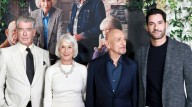 Helen Mirren & Pierce Brosnan Match in White Looks at ‘Thursday Murder Club’ NYC Premiere! | Ben Kingsley, Chris Columbus, Helen Mirren, Netflix, Pierce Brosnan, The Thursday Murder Club, Thursday Mur