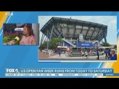 2025 US Open Fan Week begins today
