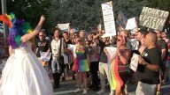 Protesters rally in Broward County against state order targeting rainbow crosswalks