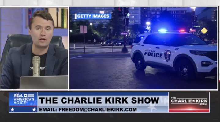 Charlie Kirk Goes Full Fascist In Support Of Trump's DC Power Grab