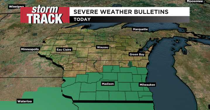 Heavy rain, flooding concerns for the southern half of Wisconsin